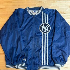 RARE Vintage Adidas MLB New York Yankees Embroidered Windbreaker Size Men’s XL